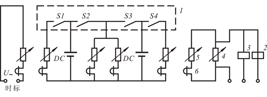 用電磁示波器測(cè)量斷路器動(dòng)作時(shí)間原理接線圖