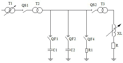 自動跟蹤補(bǔ)償消弧裝置自動跟蹤實驗接線圖